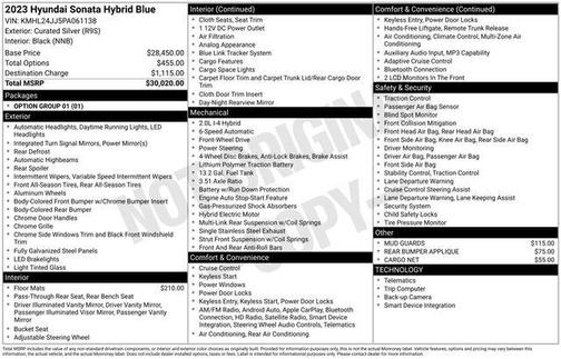 2023 Hyundai SONATA Hybrid Base