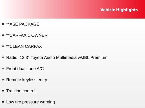 Midnight Black Metallic 2023 Toyota Highlander XSE