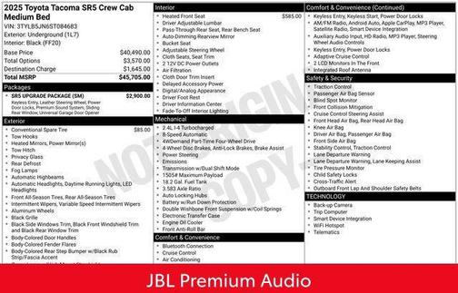 2025 Toyota Tacoma SR5