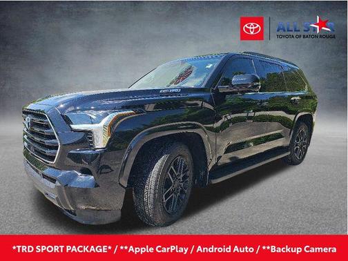Midnight Black Metallic 2024 Toyota Sequoia SR5