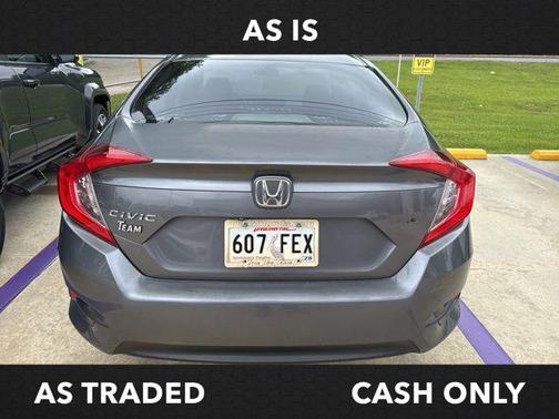 Modern Steel Metallic 2018 Honda Civic LX