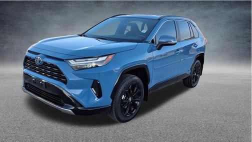 Cavalry Blue 2024 Toyota RAV4 Hybrid SE