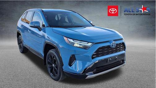 Cavalry Blue 2024 Toyota RAV4 Hybrid SE