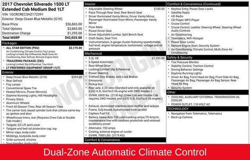 2017 Chevrolet Silverado 1500 1LT