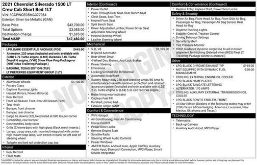 2021 Chevrolet Silverado 1500 LT