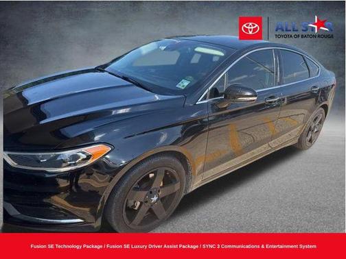 Shadow Black 2018 Ford Fusion SE