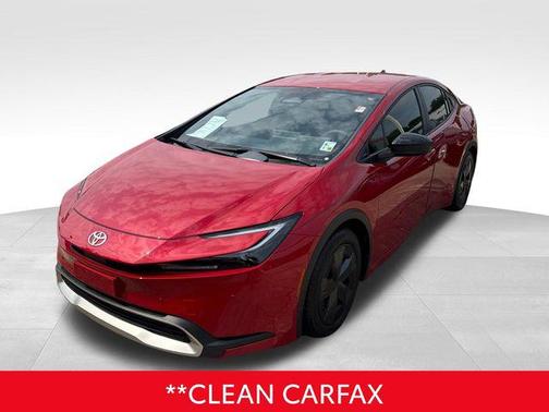 Supersonic Red 2025 Toyota Prius Plug-In Hybrid SE