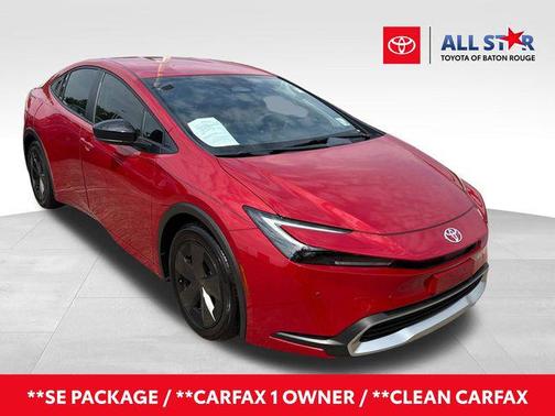 Supersonic Red 2025 Toyota Prius Plug-In Hybrid SE