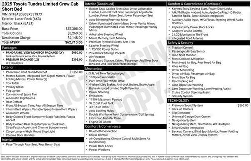 2025 Toyota Tundra Limited