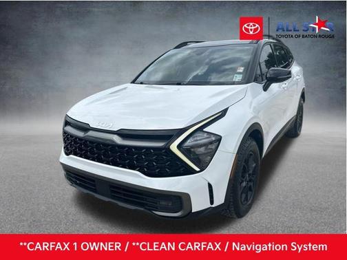 Glacier White Pearl/Ebony Black Roof 2023 Kia Sportage S
