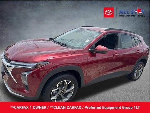 Crimson Metallic 2025 Chevrolet Trax LT