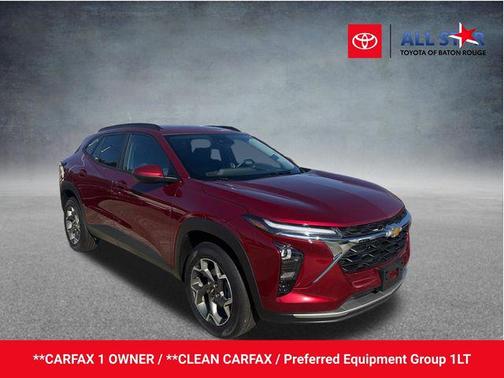 Crimson Metallic 2025 Chevrolet Trax LT