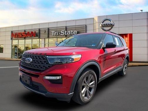 Red Metallic 2022 Ford Explorer XLT