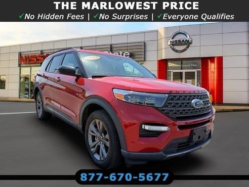 Red Metallic 2022 Ford Explorer XLT