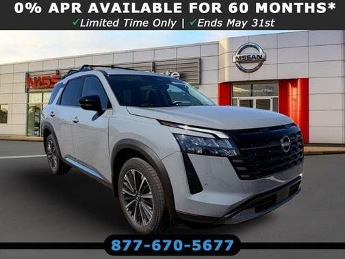 Boulder Gray Metallic 2026 Nissan Pathfinder Platinum