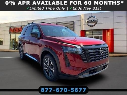 Scarlet Ember 2026 Nissan Pathfinder Platinum