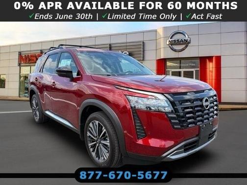 Scarlet Ember 2026 Nissan Pathfinder Platinum