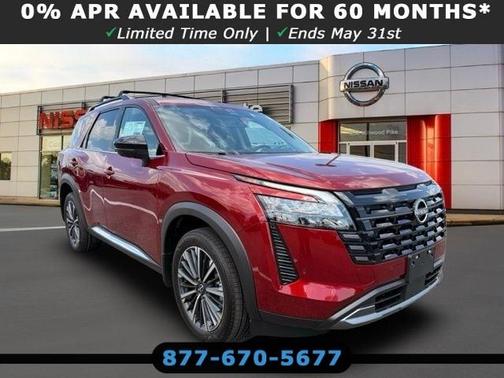 Scarlet Ember 2026 Nissan Pathfinder Platinum