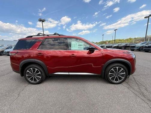 Scarlet Ember 2026 Nissan Pathfinder Platinum