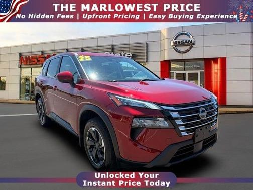 Scarlet Ember 2025 Nissan Rogue SV