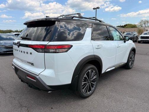 White / Black 2026 Nissan Pathfinder Platinum