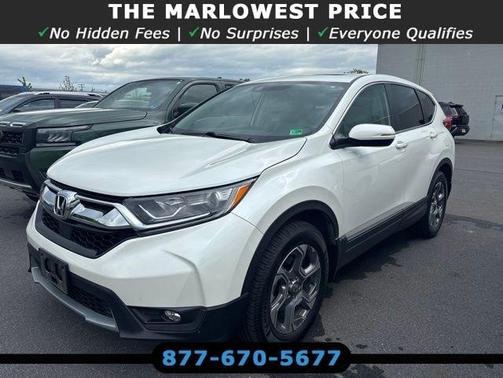 White Diamond Pearl 2018 Honda CR-V EX-L
