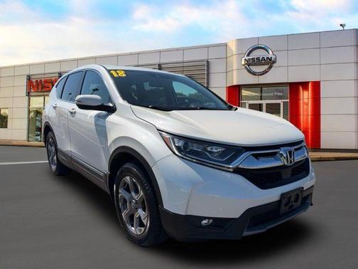 White Diamond Pearl 2018 Honda CR-V EX-L