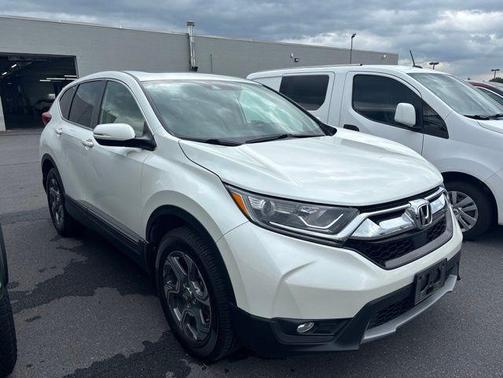 White Diamond Pearl 2018 Honda CR-V EX-L