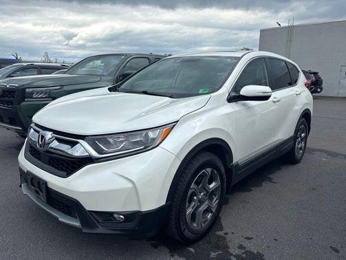 White Diamond Pearl 2018 Honda CR-V EX-L