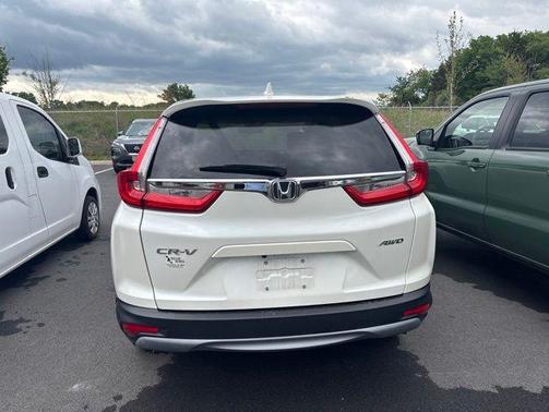 White Diamond Pearl 2018 Honda CR-V EX-L