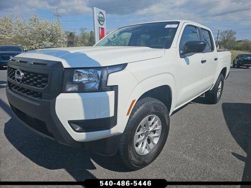 Glacier White 2025 Nissan Frontier S