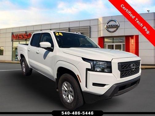 Glacier White 2024 Nissan Frontier SV