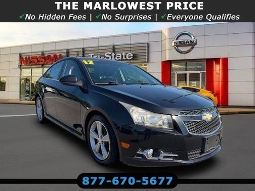 Black Granite Metallic 2012 Chevrolet Cruze 2LT