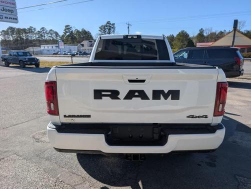 Bright White Clearcoat 2026 RAM 3500 Laramie Mega Cab 4x4 6'4' Box