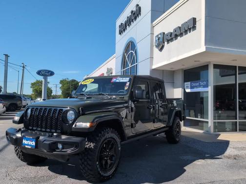 Sarge Green Clearcoat 2022 Jeep Gladiator Sport