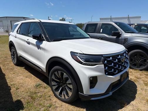 STAR WHITE MET TRI-COAT 2026 Ford Explorer Platinum