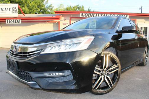 Black 2017 Honda Accord Touring Sedan 4D