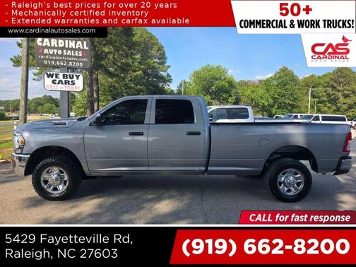 Billet Silver Metallic Clearcoat 2022 RAM 2500 Tradesman Crew Cab 4x4 8' Box