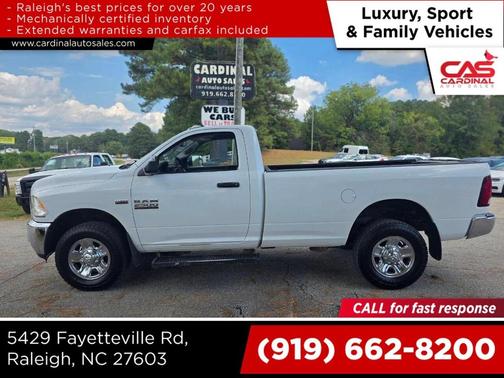 2018 RAM 2500 Tradesman Regular Cab 4x4 8' Box
