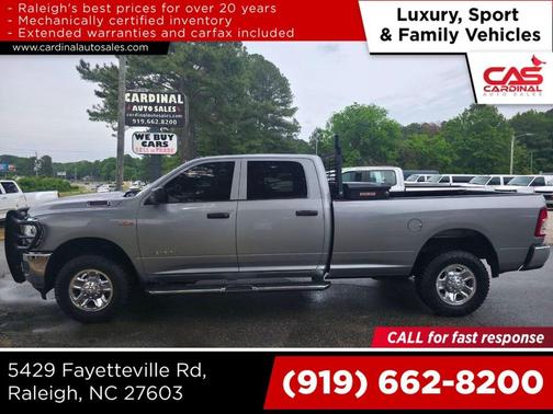 Bright White Clearcoat 2022 RAM 2500 Tradesman Crew Cab 4x4 8' Box