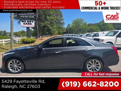 Gray 2016 Cadillac CTS 3.6L Premium