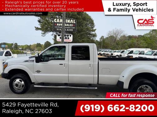 White 2016 Ford F-350 Lariat