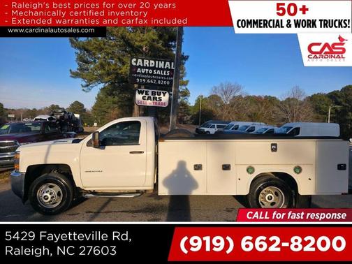 Summit White 2016 Chevrolet Silverado 3500 WT