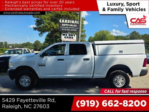 2018 RAM 2500 Tradesman Crew Cab 4x4 6'4' Box