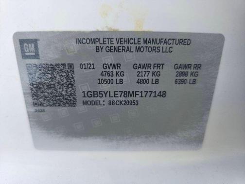 Summit White 2021 Chevrolet Silverado 2500 WT