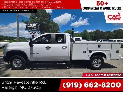 Summit White 2021 Chevrolet Silverado 2500 WT