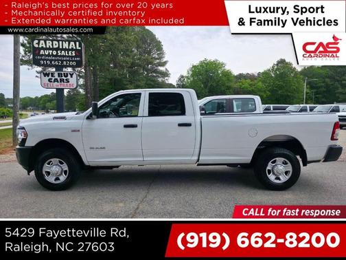 Bright White Clearcoat 2021 RAM 2500 Tradesman Crew Cab 4x4 8' Box