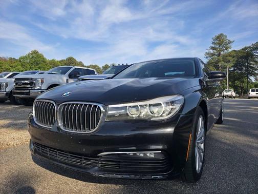 Black 2018 BMW 740 740i 4dr Sedan