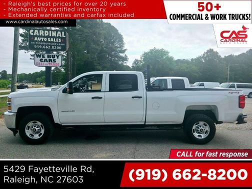 Summit White 2019 Chevrolet Silverado 2500 WT