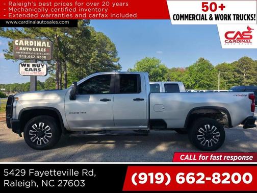 Silver Ice Metallic 2020 Chevrolet Silverado 2500 Custom